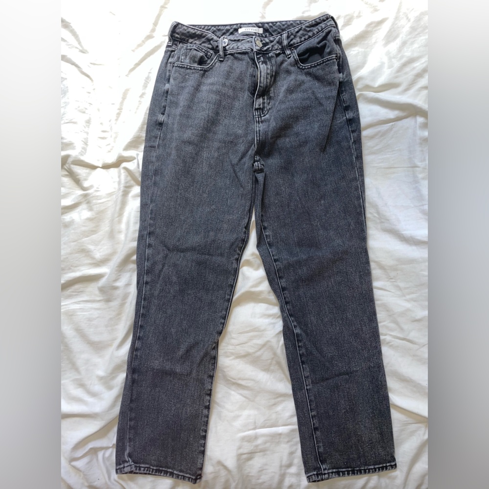 Pacsun Classic Gray Denim Mom Jeans